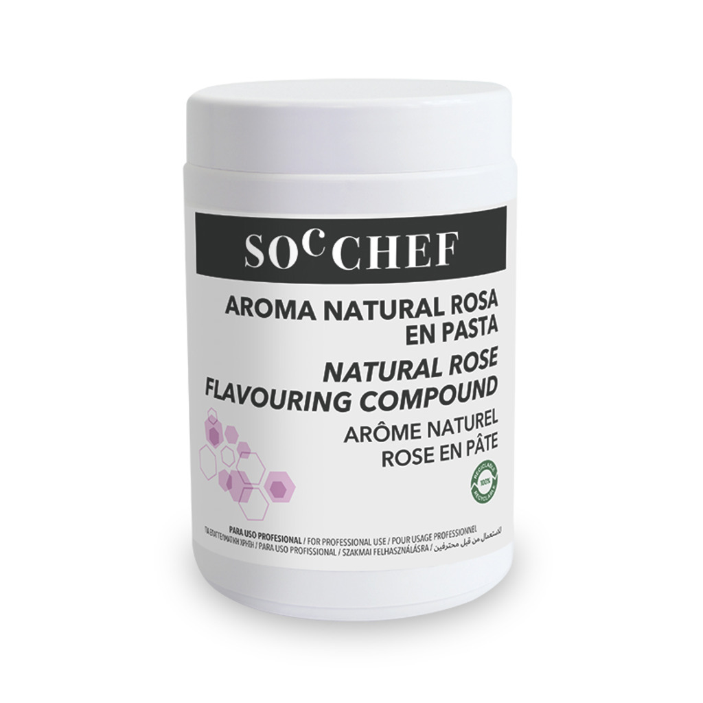 aroma natural de rosa en pasta 1kg